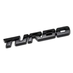 Car 3D Metal Chrome Zinc Alloy Modified Turbocharged Turbo Metal Sticker Car Styling Auto Turbo 3D Emblem Badge Sticker