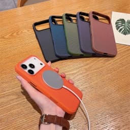 Original Technology Woven For Magsafe Magnetic Case For IPhone 17 16 15 14 13 18 Pro Max Animation TechWoven Shockproof Cover