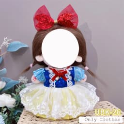 Cute Dres Jk Uniform Clothes for 20cm Cotton Plush Lolita Dress Up Clothing Skirt Fashion Casual Suit Socks Girl Toy Accessories