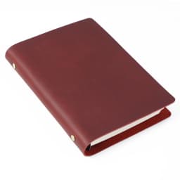 AIGUONIU Classic Leather Rings Binder Notebook A5 Genuine Leather Cover Journal Diary Sketchbook Planner Stationery