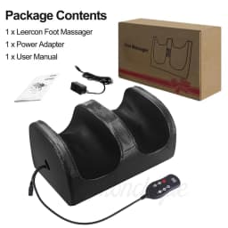 Electric Heating Foot Massager with Remote Control Hot Compress Knead Vibration Legs Massage Christmas Valentine's Day Gift Box