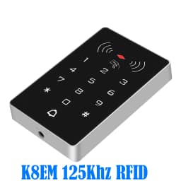 Lucking Door K8 2000 Users 125kHz / 13.56MHz RFID Keypad Stand Alone Access Control Panel Wiegand 26 Gate Door Opener DC 12V