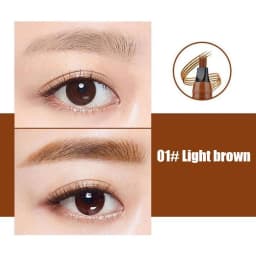 5 Colors Optional Beginner Eyebrow Pencil Long-Lasting Natural Eyebrow Pencil Female Delicate Eyebrow Makeup Student Gift
