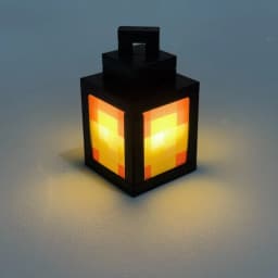 2026 Pixel Style Night Light Portable Lantern Tabletop Ornament 16 Colors RGB Remote DIY Interior Decoration Atmosphere Light