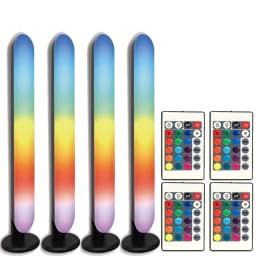 Music Sync LED Night Light Bars RGB Atmosphere Lamp With Remote Control For Gaming TV Bedroom Decoration Desktop Lamps