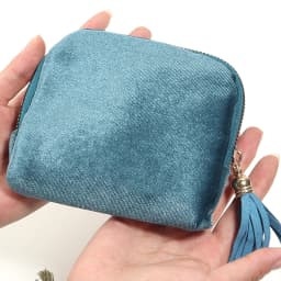 1pc Velvet 6 Layers Jewelry Storage Bag With Tassel Zipper Jewelry Pouch For Bracelet Bangle Ring Necklace Jewelry Organizer