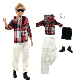1 Set Ken Handmade Handsome Doll Accessories Casual Wear Clothes for 30cm 12inch Ken Doll Kids Gift