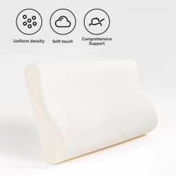 Mijia Memory Cotton Neck Pillow Pro Soft Breathable Antibacterial Strong Support 9cm 11cm High Low Curve Seamless Fit Household