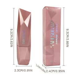 6-color dazzling gold moisturizing long-lasting lipstick Diamond pearl fine sparkle color lipstick