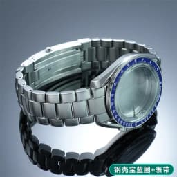 Stainless Steel Moon Watch Case Mod Kit for SWATCH & OMEGA Moonswatch 42mm Dial Metal Case Bracelet Watch Accessories NO Movemen
