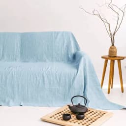 Premium Quality Sofa Slipcover, 100% Linen Sofa Cover ,Soft Couch Chair Cover for Living Room Bedroom LOVESEAT Home Textile