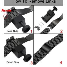 22mm 20mm 18mm Metal Strap for Garmin Forerunner 255 165 570 970 965 265 Wristband for Garmin Venu 3s 4 2/Vivoactive 5 4 3 Belt