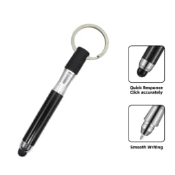 Mini 2 In 1 Touch Screen Stylus Ballpoint Pen Stylus Capacitive Pen Painting Pencil With Keychain For Iphone Huawei Android Phon