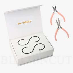 Creative DIY Permanent Bracelet Add Letter Pendant Jewelry New Eternal Best Kit Valentine's Gift Chain & Link Do-It-Yourself
