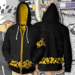 Anime One P Hoodies 3D Print Pullovers Sportswear Sweatshirts Luffy Ace Law Zoro Nami Nico Casual Tops Jacket Men
