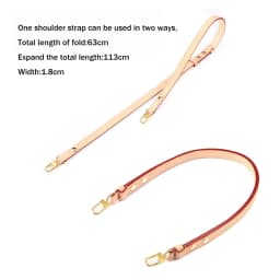 Fashion Genuine Leather Bag Strap High Quality Shoulder Strap Bag Accessories Narrow Bag Strap Hot Fashion Shoulder Bag Parts