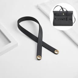 Replacement Leather Shoulder Strap for Herbag 31 Mini Herbag,an Cognac Replacement Shoulder Strap, Gold Hardware Grommets