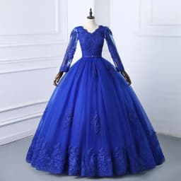 Best Selling 2024 Long Sleeve V Neck Lace Wedding Dress 2026 Vintage Bride Bridal Ball Gown Modest Wedding Dresses Customized