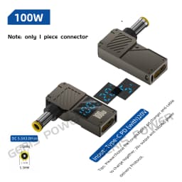 100W Type C Fast Charging Adapter Connector Dc Plug USB C to Universal Laptop Charger Converter for Lenovo Hp Dell Asus Acer