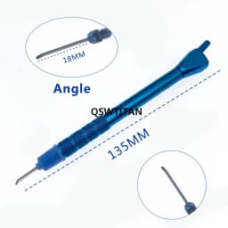 Titanium Ultra Microemulsion Sucking Handle uitrasonic injection handle Microscopic Ophthalmic Instruments