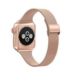 Slim Strap For Apple Watch Band 44mm 40mm 45mm 41mm 38mm 42mm Watchband Meatl Bracelet For iWatch Series 12 11 3 4 5 6 se 7 Band