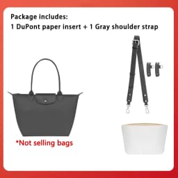 Bag organizer insert For longchamp M durable lightweight DuPont paper waterproof storage bag support bag accessories