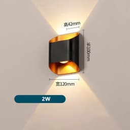 Waterproof IP65 Outdoor Wall Light Aluminium 10W LED Wall Lamp Sconce Balcony Garden Decoration Lighting Lamp AC110V 220V