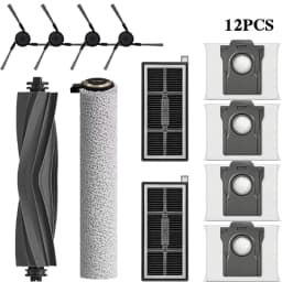 For MOVA S70 Roller/S70 Ultra Roller/S70 Pro Roller Robot Vacuum Dust Bags Mop Main Side Brushes Cloths HEPA Filters Spare Parts