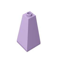 Gobricks GDS-733 ROOF TILE CORNER 2X2X3/73 compatible with lego 3685 children's DIY Educational Building Blocks Technical