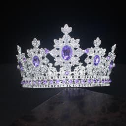 Crystal Queen Bridal Crown For Women Luxury Full Circle Wedding Tiara Pageant Prom Headpiece Wedding Bride Hair Accessories