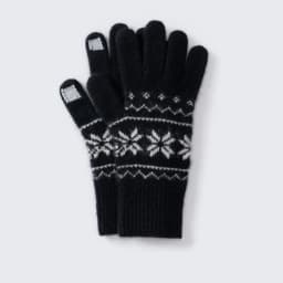 ZYCZCXX A-grade 100% Cashmere Knitted Soft Warm Touch Screen Gloves in Autumn and Winter Stretch Gloves for Men And Women.