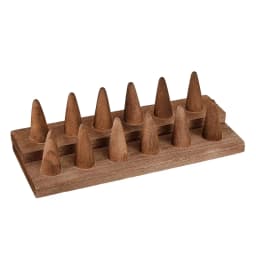 12 Fingers Wood Ring Stand Lightweight for Craft Fairs Showcase for Dressing Table Counter Shops Retail Stores Show Home