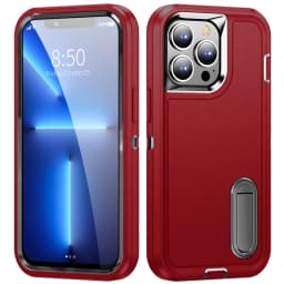 Heavy Armor Shockproof Defend Phone Case For iPhone 11 12 13 14 15 16 17 Pro Max 7 8 Plus SE 2022 Xs XR Plastic TPU Back Cover