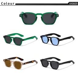 CATERSIDE Fashion Men's Optical Sunglasses Round Customized Prescription Sun Glasses Women's Party Travel Decoration Eyewear