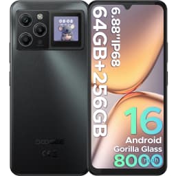 Doogee M30 Pro Smartphone 6.88" Display 8000Mah Battery 1.3" Rear Display 64Gb(8+56) 256Gb 64Mp Camera Android 16 Mobile Phone