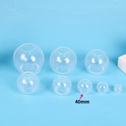 3D Sphere Ball Silicone Mold Round Clear Mould for UV Resin Epoxy Resin Craft Supplies Flowers Preservation for Home Decor