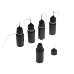 10ml Squeeze Empty Black PE Dropper Bottles With Needle Caps Plastic Bottle Liquid Vial Plastic Container DIY