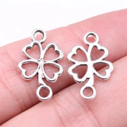 20pcs Earring Making Charms Findings Geometric Connector Charms For Earring Making Bracelet Making