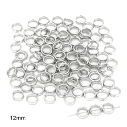 50pcs Two Hole CCB Love Heart Flower Circle Frame Beads Spacer Connectors for DIY Jewelry Making Necklace Bracelet Accessories