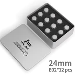 Qanba Gravity KS Mechanical Shafts Silent Pushbutton 24mm/30mm Arcade Button Snap-in (Boxed)