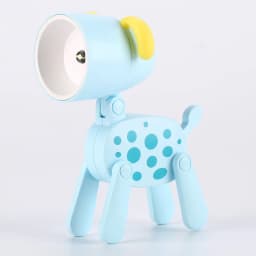 Mini LED Night Light Cute Cartoon Puppy Deer Dinosaur Desk Lamp Desktop Ornament Bedroom Table Lights Children Holiday Gifts