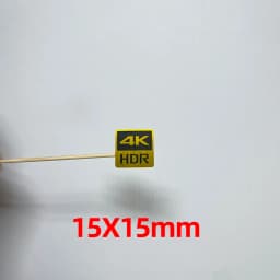 4K HDR Small Gold Label HD 8K Camera Camera Digital Player Display Decorative Faith DIY Headphone Sticker Spot