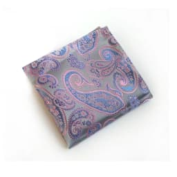 Classic Paisley Floral Anchor Handkerchief Silk Satin Mens Hanky Fashion Classic Wedding Party Pocket Square Hanky