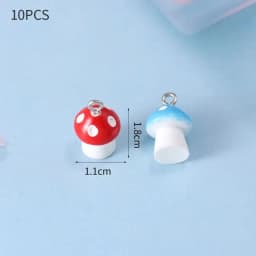 10pcs Resin Imitation Strawberry Shape Charms For DIY Key Chain Necklace Pendants Ornament Jewelry Making Accessories
