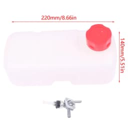 Universal Brush Cutter Fuel Tank Assy Fit For E43/152F168/1708890F Lawn Mower Parts Universal Grass Trimmer Plastic Fuel Tank