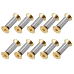 10Pcs Knife Handle Bolt Rivets Screw Fastener Nut Hex Flat Head Screws DIY Material Knives Maker Screws for Fixing Blade Knife