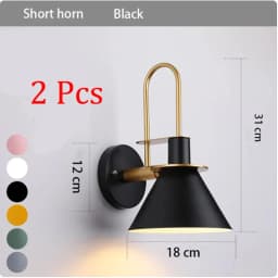 Modern Simple Wall Lamp Living Room Creative Background Wall Aisle Wall Lamp Nordic New Bedroom Bedside Lamp