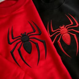 Funny Couples Sweatshirt Spider Hoodie Gift for Him Gifts for Her Birthday Unisex Movie Harajuku Pullover Hallowmas Party Tops