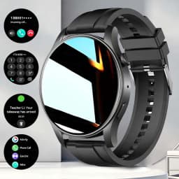 New Round 1.52" Extra-Large Screen Smartwatch Wireless Call Men Women With More Sports Modes Calculator Smart Watches Business