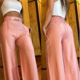 Summer Chain Decor High Waist Wide Leg Pants New Spring Elegant Women Black Casual Pocket Loose Street Trousers Y2k Long Pant